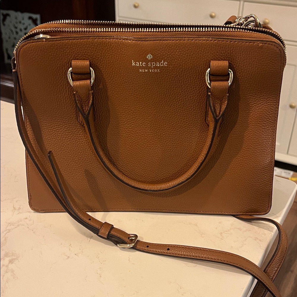 Kate Spade Brown Leather Shoulder Bag